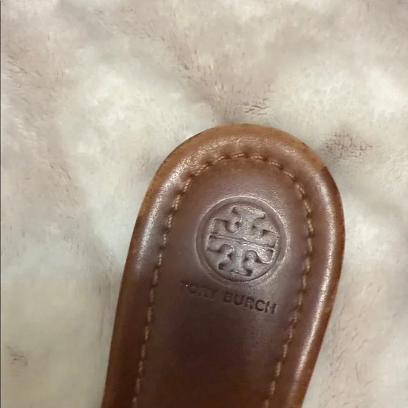 Tory Burch Brown Leather Sandals - Picture 4 of 6